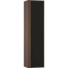 Пенал VITRA METROPOLE правосторонний, цвет сливовое дерево, фасад черное акриловое стекло 58203